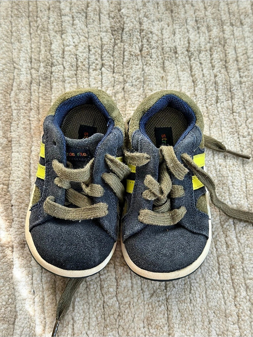 Stride Rite Kids Sneakers Blue & Green Girls US 4M